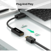 Адаптер UGREEN MM137 DisplayPort to HDMI Female Converter 4K*2K@30Hz Black (40363)